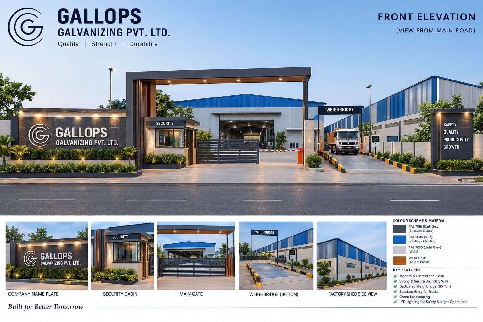 Gallops Galvanizing plant interior